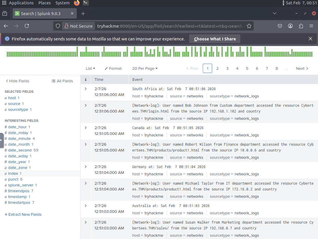 Incorrect event breaking