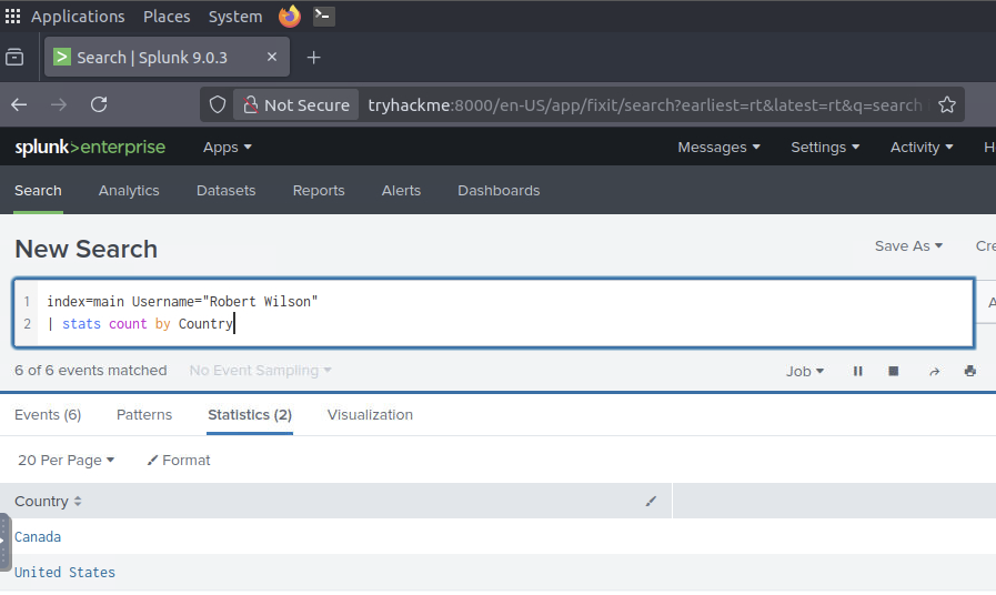Extracted fields validation